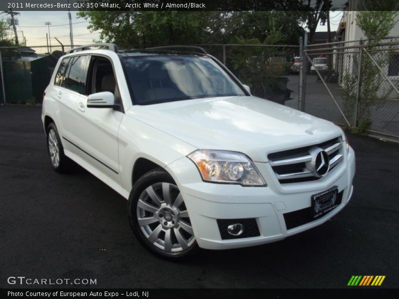 Arctic White / Almond/Black 2011 Mercedes-Benz GLK 350 4Matic
