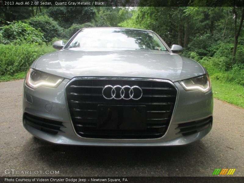 Quartz Gray Metallic / Black 2013 Audi A6 2.0T Sedan