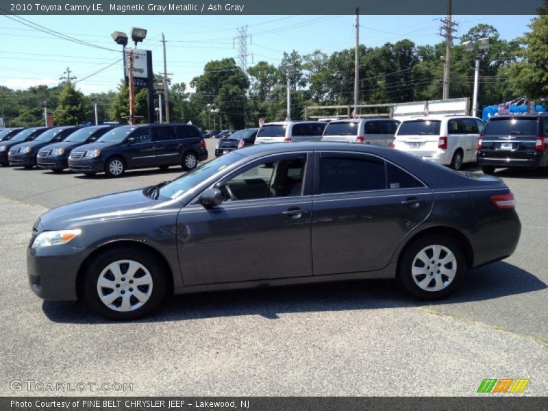 Magnetic Gray Metallic / Ash Gray 2010 Toyota Camry LE