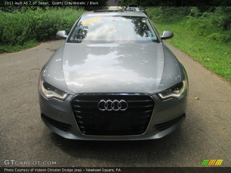 Quartz Gray Metallic / Black 2013 Audi A6 2.0T Sedan