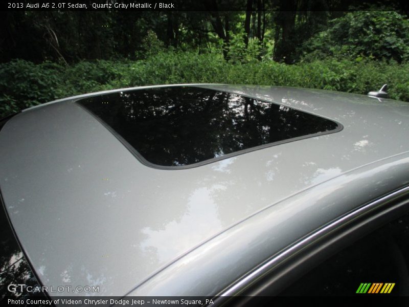 Quartz Gray Metallic / Black 2013 Audi A6 2.0T Sedan