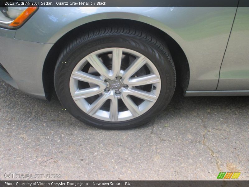 Quartz Gray Metallic / Black 2013 Audi A6 2.0T Sedan
