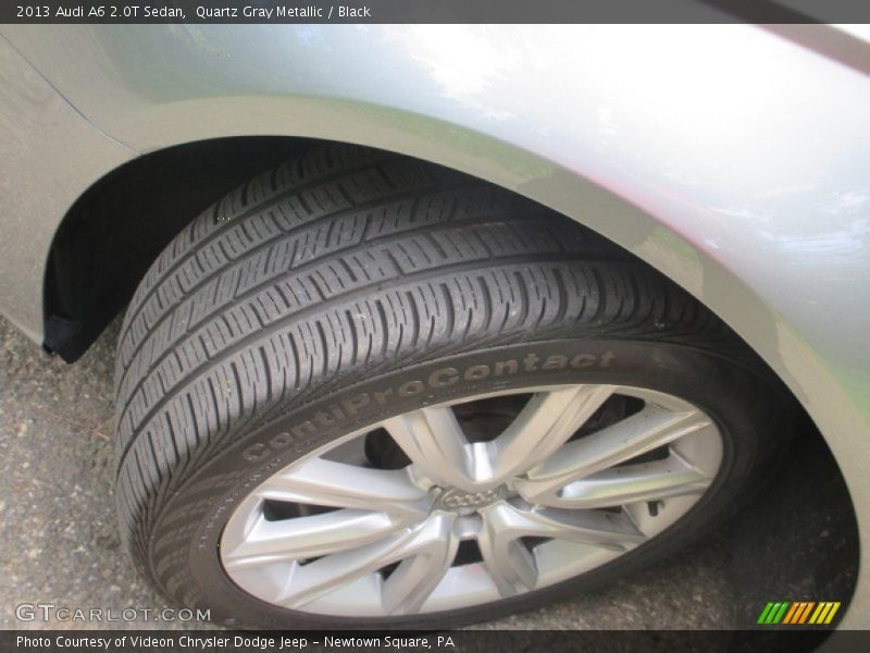 Quartz Gray Metallic / Black 2013 Audi A6 2.0T Sedan