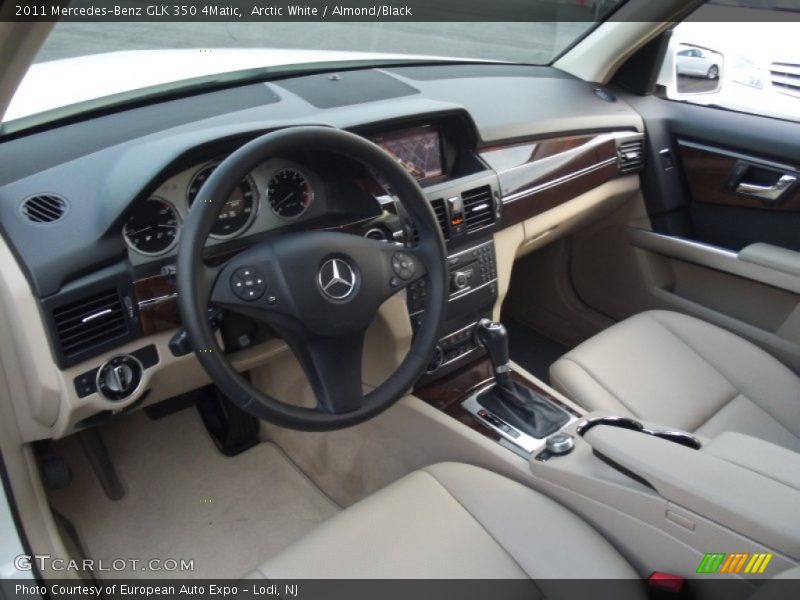 Arctic White / Almond/Black 2011 Mercedes-Benz GLK 350 4Matic