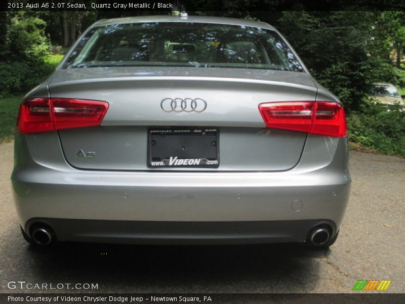 Quartz Gray Metallic / Black 2013 Audi A6 2.0T Sedan
