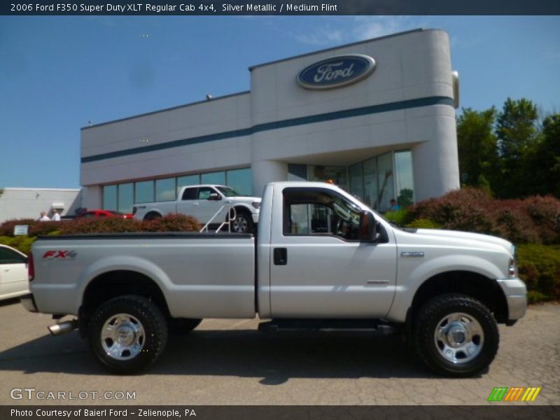 Silver Metallic / Medium Flint 2006 Ford F350 Super Duty XLT Regular Cab 4x4