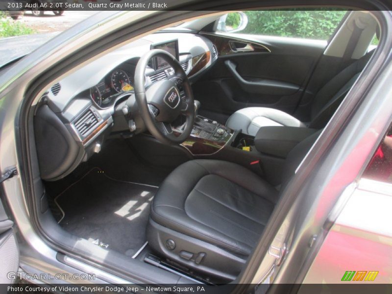 Quartz Gray Metallic / Black 2013 Audi A6 2.0T Sedan