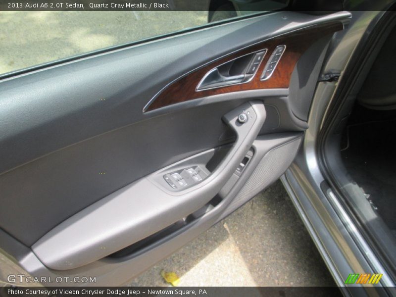 Quartz Gray Metallic / Black 2013 Audi A6 2.0T Sedan