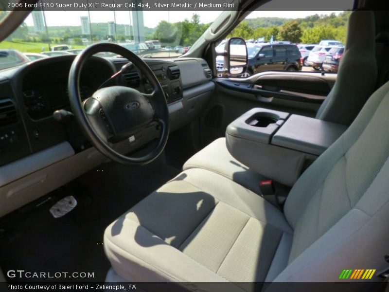 Silver Metallic / Medium Flint 2006 Ford F350 Super Duty XLT Regular Cab 4x4