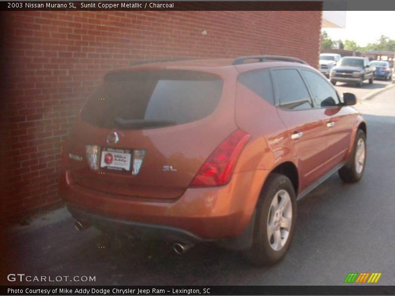Sunlit Copper Metallic / Charcoal 2003 Nissan Murano SL