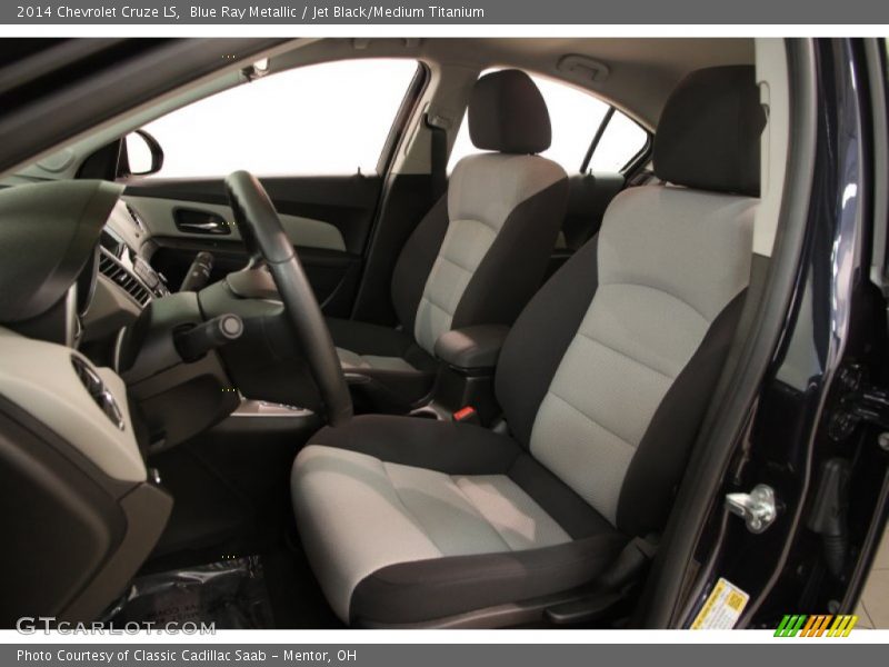 Blue Ray Metallic / Jet Black/Medium Titanium 2014 Chevrolet Cruze LS