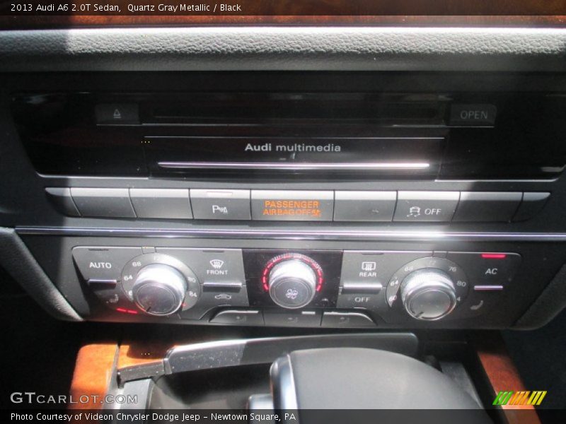 Quartz Gray Metallic / Black 2013 Audi A6 2.0T Sedan