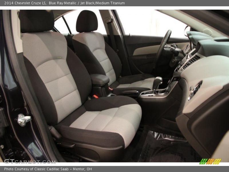 Blue Ray Metallic / Jet Black/Medium Titanium 2014 Chevrolet Cruze LS