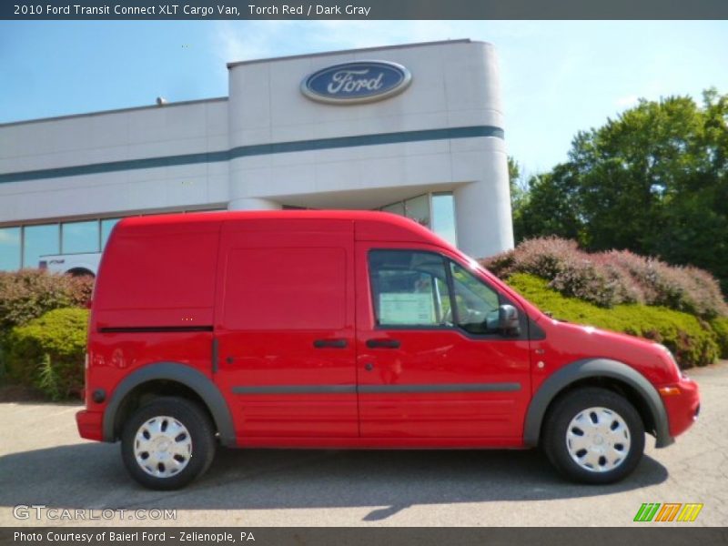 Torch Red / Dark Gray 2010 Ford Transit Connect XLT Cargo Van