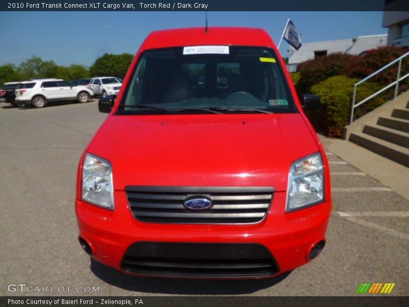 Torch Red / Dark Gray 2010 Ford Transit Connect XLT Cargo Van