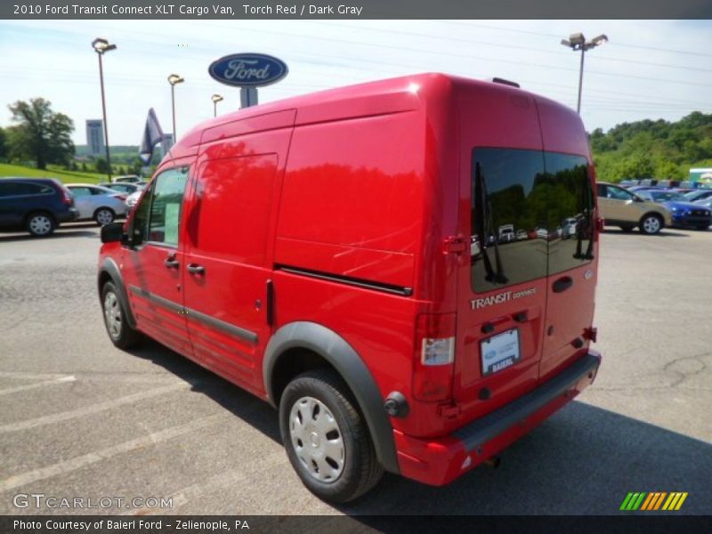 Torch Red / Dark Gray 2010 Ford Transit Connect XLT Cargo Van