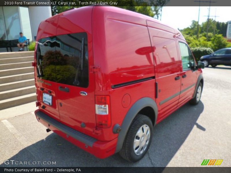 Torch Red / Dark Gray 2010 Ford Transit Connect XLT Cargo Van