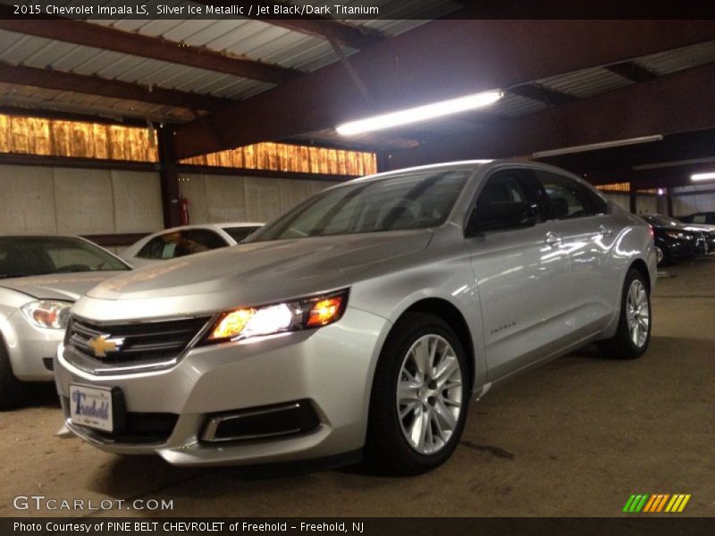 Silver Ice Metallic / Jet Black/Dark Titanium 2015 Chevrolet Impala LS