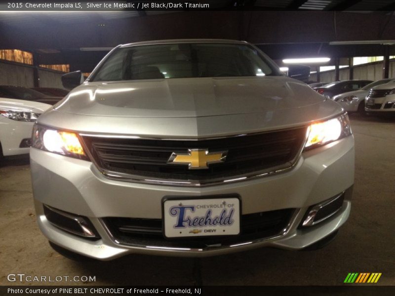 Silver Ice Metallic / Jet Black/Dark Titanium 2015 Chevrolet Impala LS