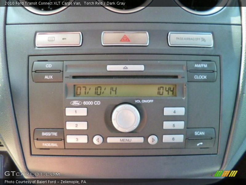Torch Red / Dark Gray 2010 Ford Transit Connect XLT Cargo Van