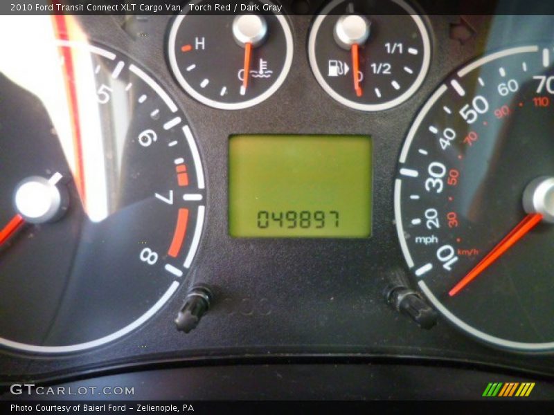 Torch Red / Dark Gray 2010 Ford Transit Connect XLT Cargo Van