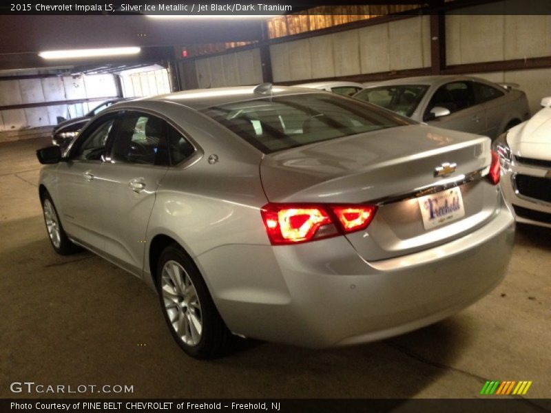 Silver Ice Metallic / Jet Black/Dark Titanium 2015 Chevrolet Impala LS