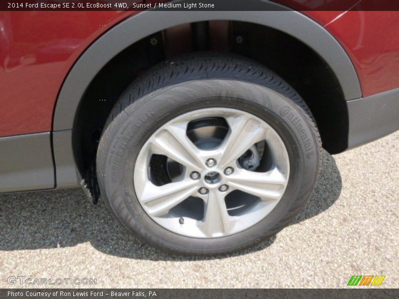 Sunset / Medium Light Stone 2014 Ford Escape SE 2.0L EcoBoost 4WD