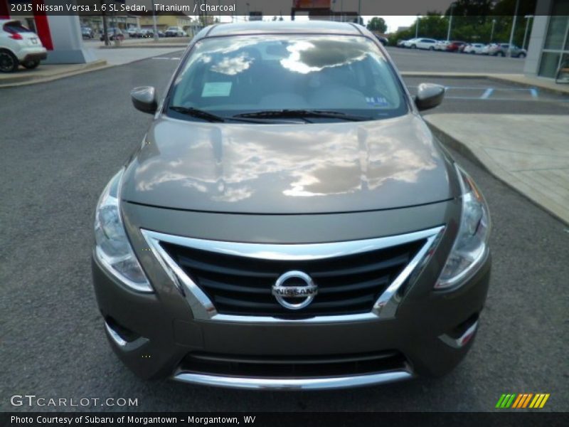Titanium / Charcoal 2015 Nissan Versa 1.6 SL Sedan