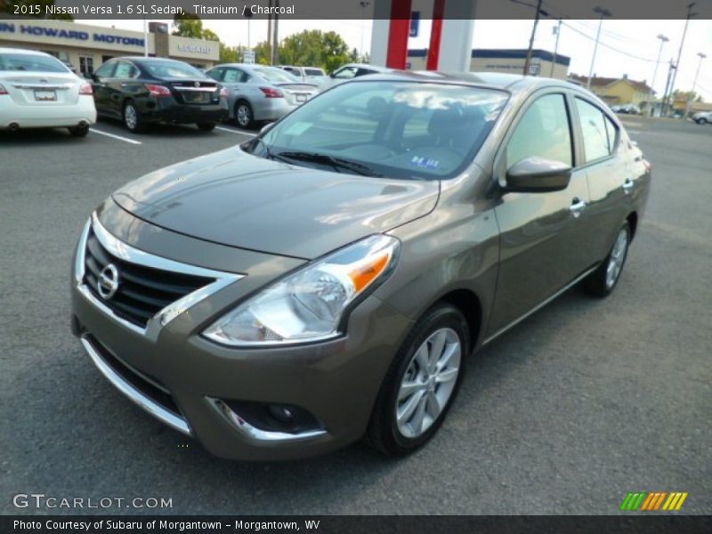 Titanium / Charcoal 2015 Nissan Versa 1.6 SL Sedan