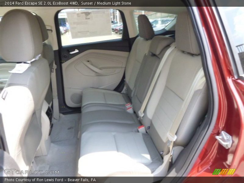 Sunset / Medium Light Stone 2014 Ford Escape SE 2.0L EcoBoost 4WD