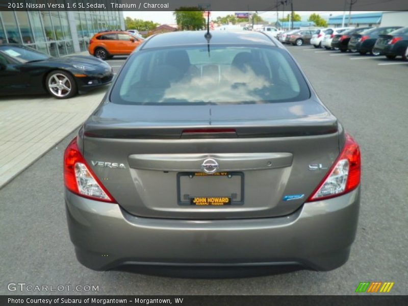 Titanium / Charcoal 2015 Nissan Versa 1.6 SL Sedan