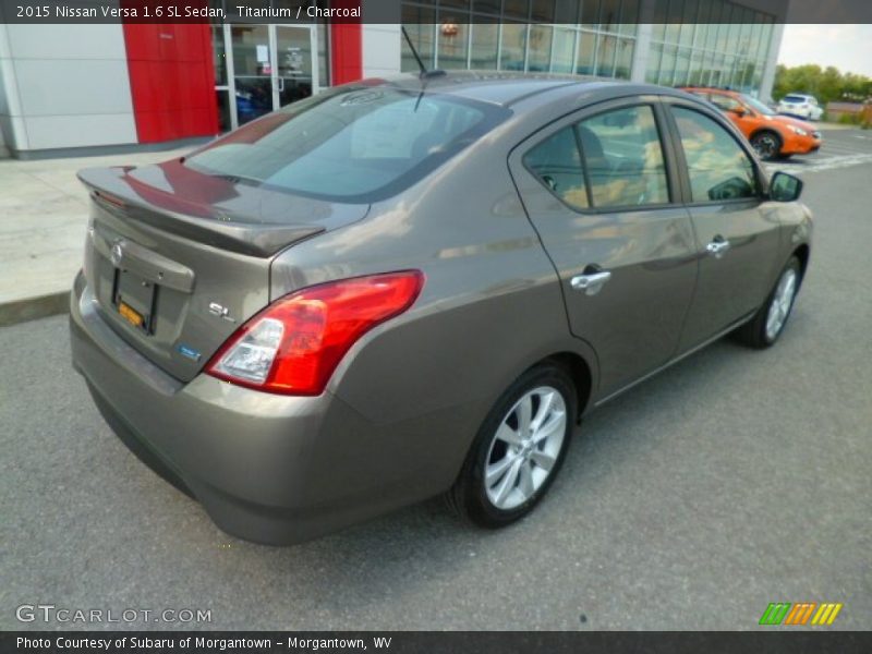 Titanium / Charcoal 2015 Nissan Versa 1.6 SL Sedan