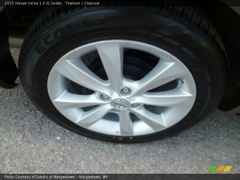 Titanium / Charcoal 2015 Nissan Versa 1.6 SL Sedan
