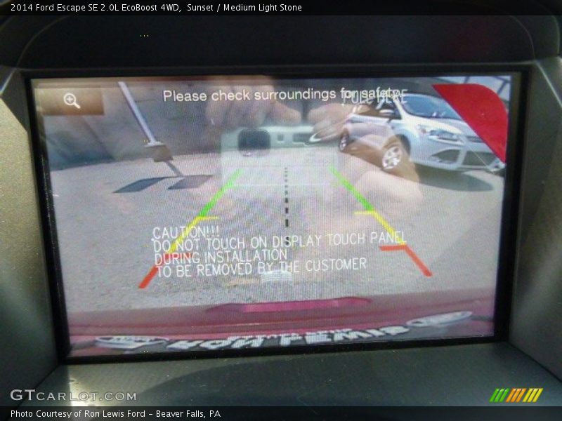 Sunset / Medium Light Stone 2014 Ford Escape SE 2.0L EcoBoost 4WD