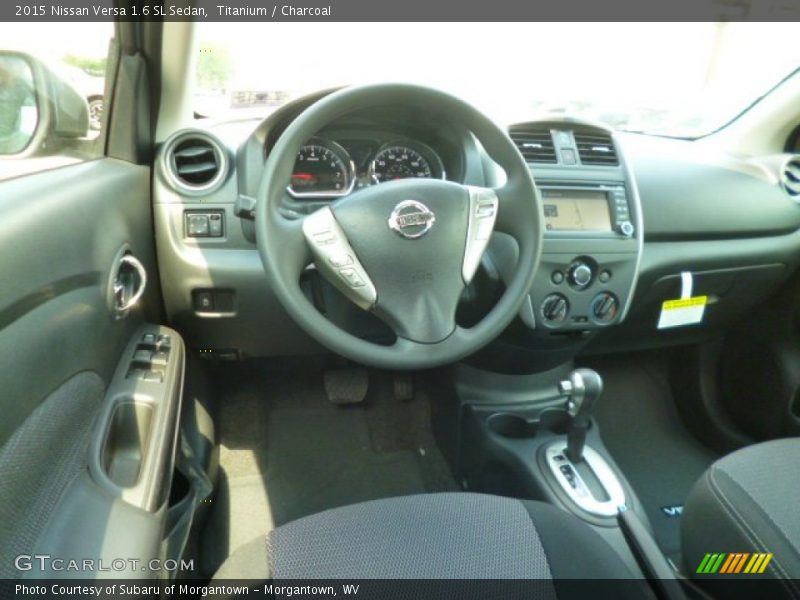 Titanium / Charcoal 2015 Nissan Versa 1.6 SL Sedan
