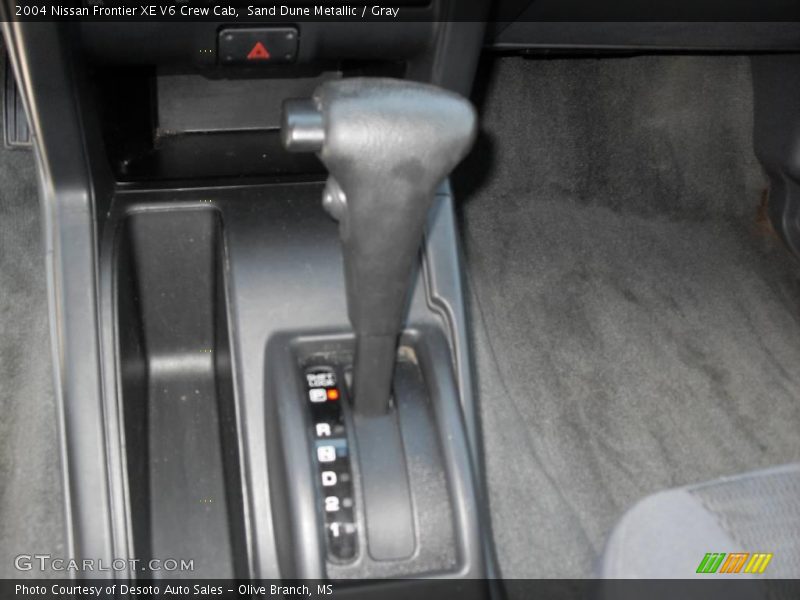 Sand Dune Metallic / Gray 2004 Nissan Frontier XE V6 Crew Cab