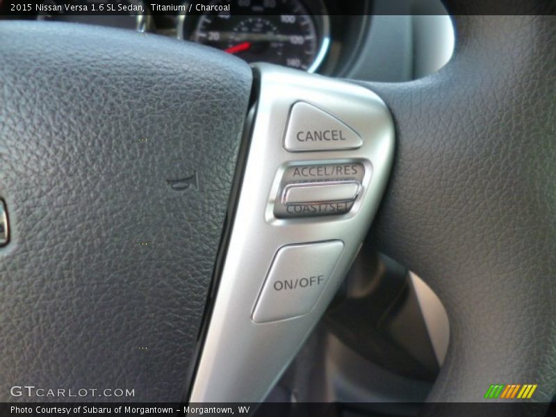 Titanium / Charcoal 2015 Nissan Versa 1.6 SL Sedan