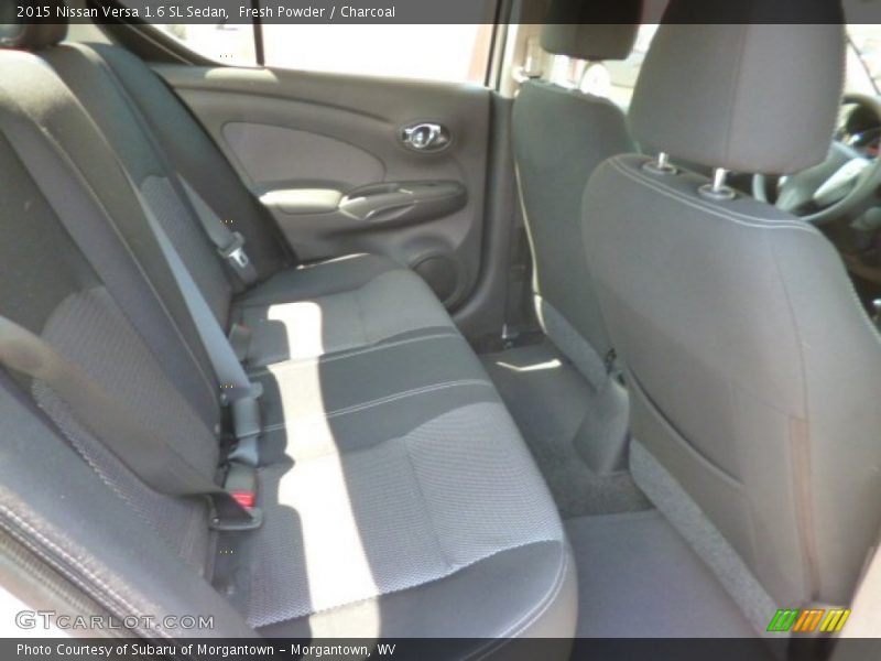 Fresh Powder / Charcoal 2015 Nissan Versa 1.6 SL Sedan