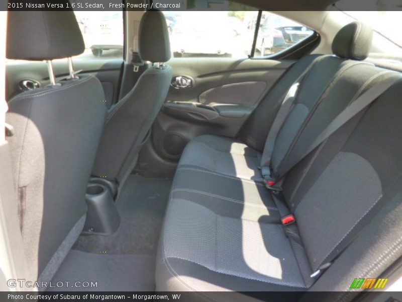 Fresh Powder / Charcoal 2015 Nissan Versa 1.6 SL Sedan