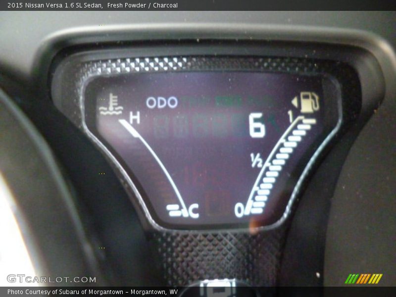 Fresh Powder / Charcoal 2015 Nissan Versa 1.6 SL Sedan