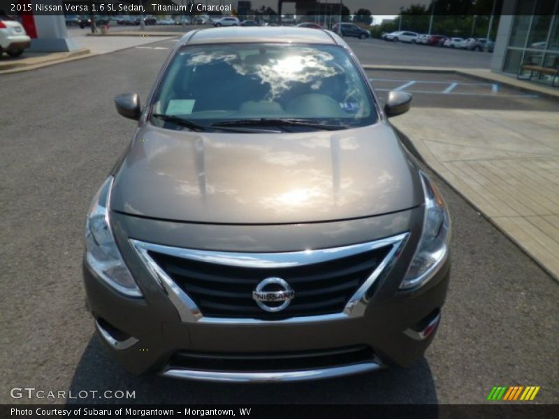 Titanium / Charcoal 2015 Nissan Versa 1.6 SL Sedan
