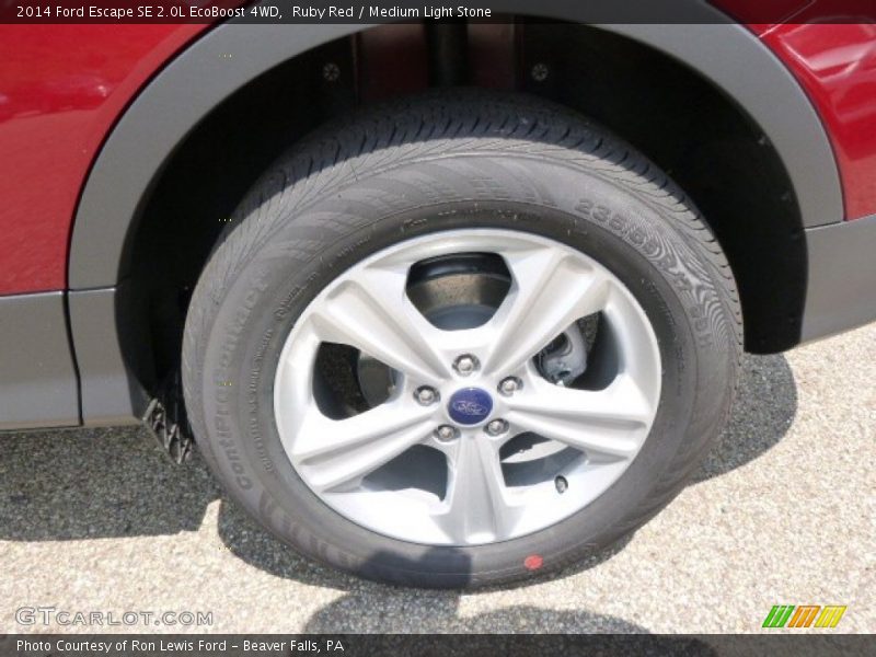 Ruby Red / Medium Light Stone 2014 Ford Escape SE 2.0L EcoBoost 4WD