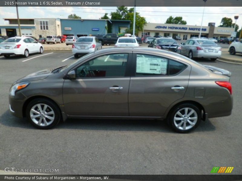 Titanium / Charcoal 2015 Nissan Versa 1.6 SL Sedan