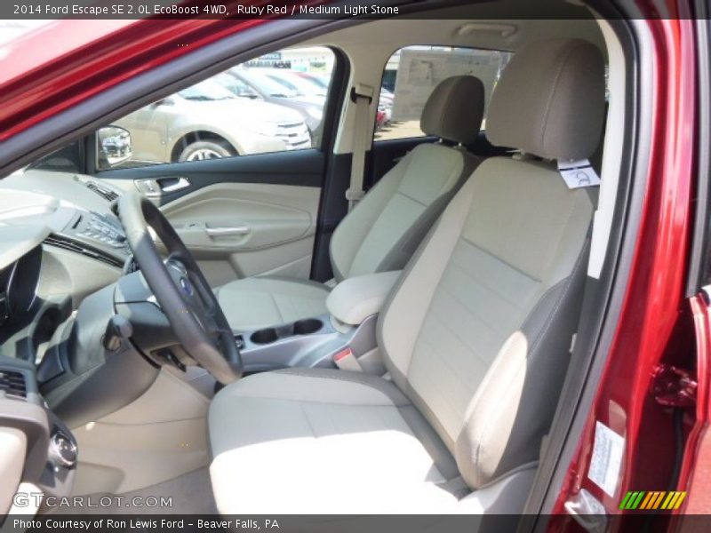 Ruby Red / Medium Light Stone 2014 Ford Escape SE 2.0L EcoBoost 4WD