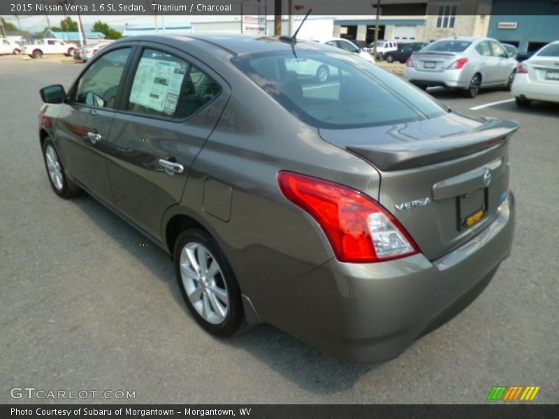Titanium / Charcoal 2015 Nissan Versa 1.6 SL Sedan