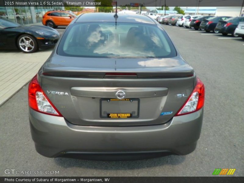 Titanium / Charcoal 2015 Nissan Versa 1.6 SL Sedan