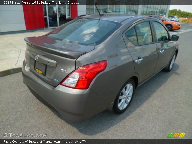 Titanium / Charcoal 2015 Nissan Versa 1.6 SL Sedan