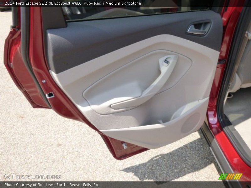 Ruby Red / Medium Light Stone 2014 Ford Escape SE 2.0L EcoBoost 4WD