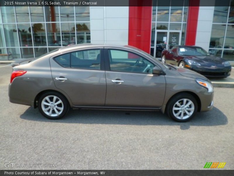 Titanium / Charcoal 2015 Nissan Versa 1.6 SL Sedan