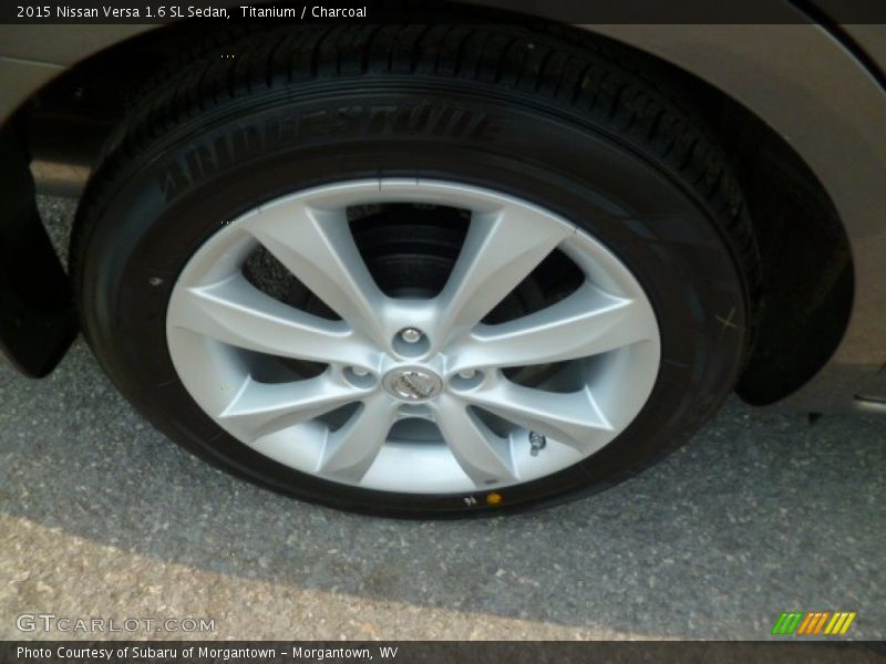Titanium / Charcoal 2015 Nissan Versa 1.6 SL Sedan
